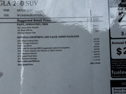 Certified 2025 Mercedes-Benz GLA 250 image 49