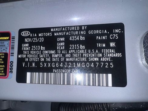 Used 2021 Kia K5 GT-Line w/ GT-Line FWD Premium Package image 52