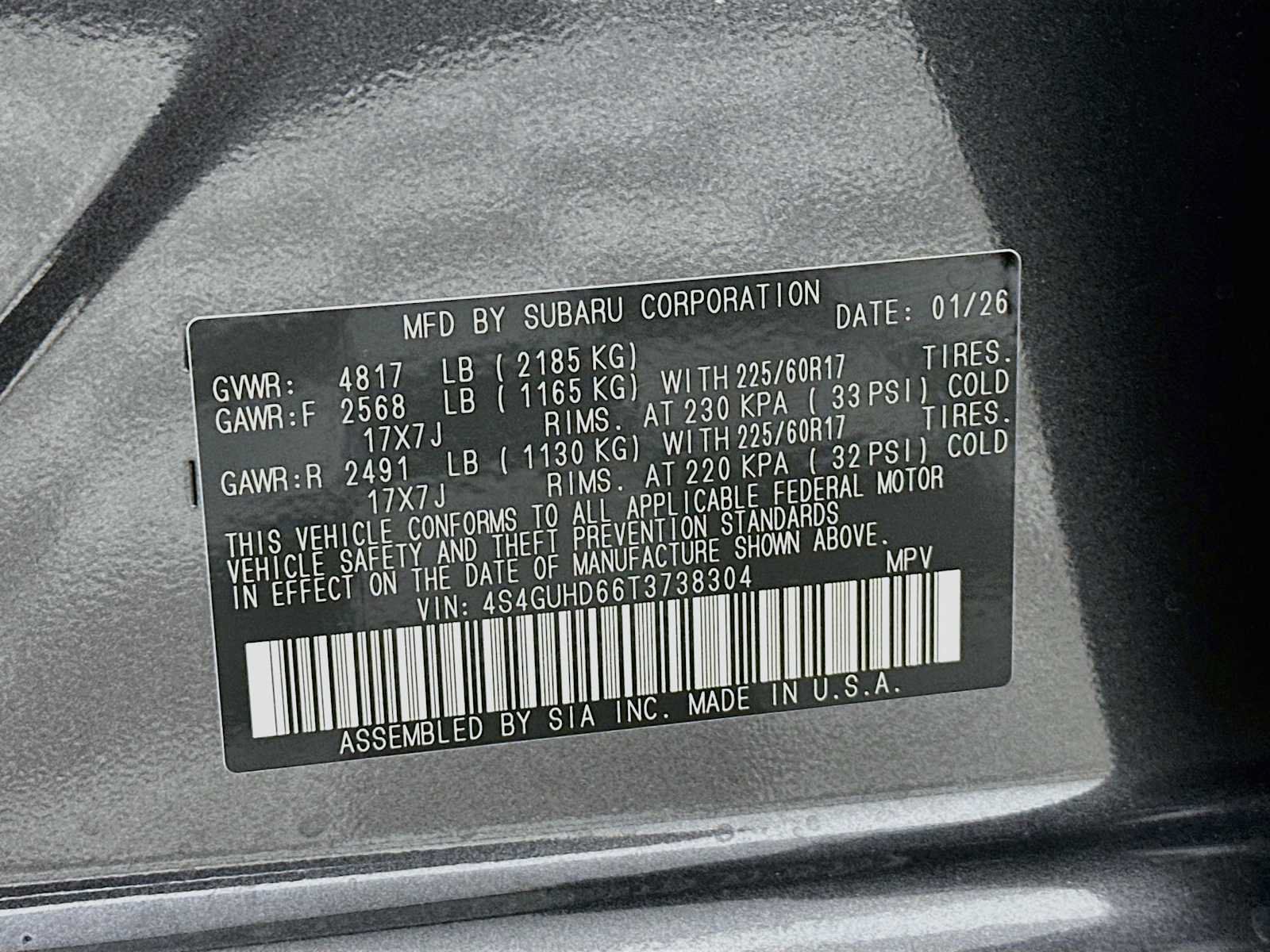 Certified 2026 Subaru Crosstrek 2.5i Premium AWD/4WD image 29