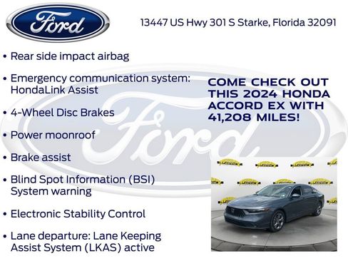 Used 2024 Honda Accord EX image 30