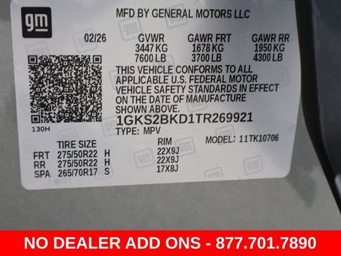 New 2026 GMC Yukon Elevation AWD/4WD image 32