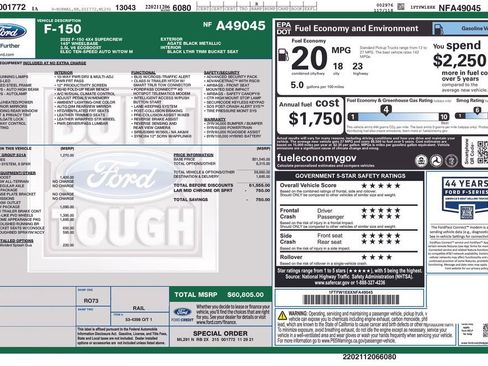 Used 2022 Ford F150 Lariat AWD/4WD image 16
