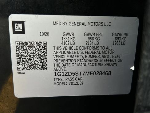 Used 2021 Chevrolet Malibu LT FWD image 30