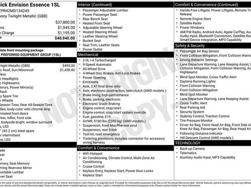 Used 2021 Buick Envision Essence image 5