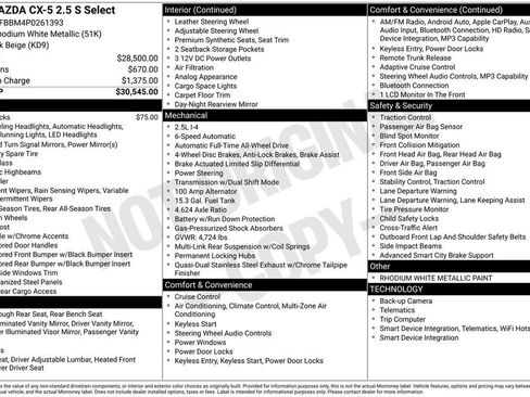 Used 2023 MAZDA CX-5 AWD 2.5 S w/ Select Package image 22