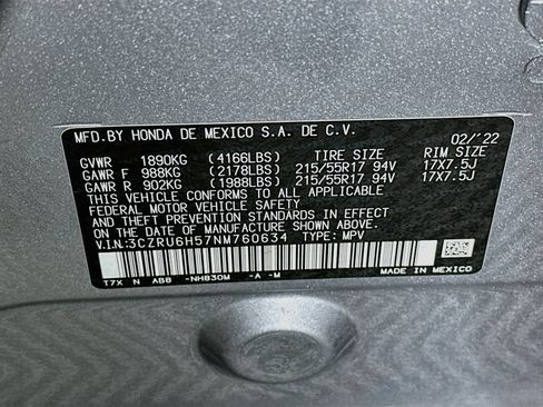 Used 2022 Honda HR-V EX image 12