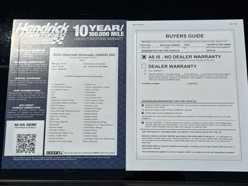 Used 2025 Chevrolet Silverado 2500 ZR2 w/ Technology Package image 36