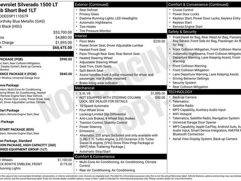 Used 2023 Chevrolet Silverado 1500 LT w/ Safety Package AWD/4WD image 38