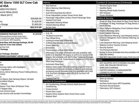Certified 2023 GMC Sierra 1500 SLT w/ SLT Convenience Package AWD/4WD image 2