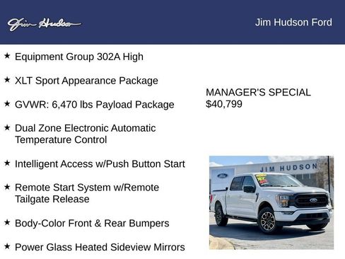 Used 2022 Ford F150 XLT w/ Equipment Group 302A High AWD/4WD image 12