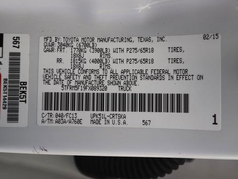 Used 2015 Toyota Tundra SR5 w/ SR5 Upgrade Package image 21