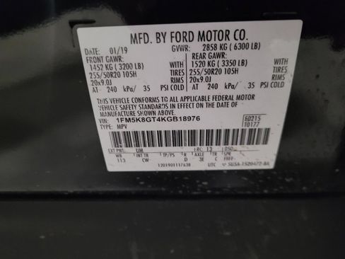 Used 2019 Ford Explorer Sport w/ Equipment Group 401A image 33