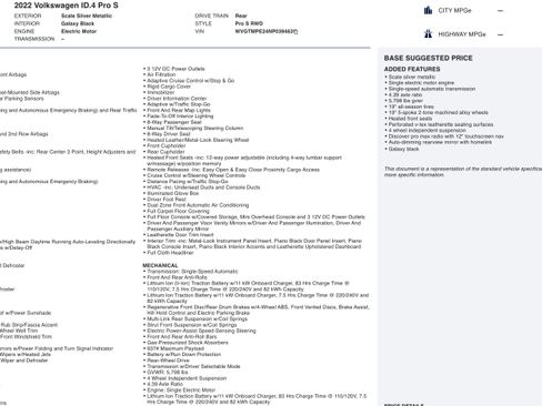 Used 2022 Volkswagen ID.4 Pro S image 2