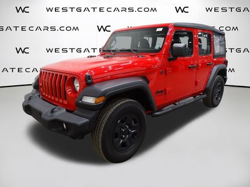 Used 2022 Jeep Wrangler Unlimited Sport image 1