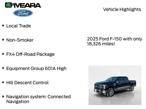 Used 2025 Ford F150 King Ranch w/ FX4 Off-Road Package AWD/4WD image 8