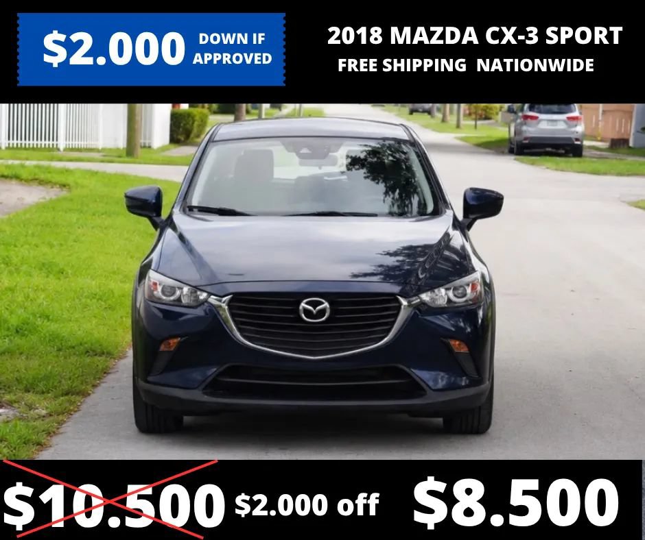Used 2018 MAZDA CX-3 Sport AWD/4WD image 2