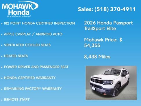 New 2026 Honda Passport TrailSport Elite image 16