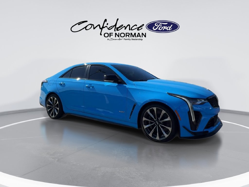 Used 2022 Cadillac CT4 V Blackwing w/ Carbon Fiber 1 Package RWD image 2