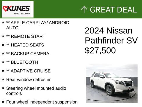Used 2024 Nissan Pathfinder SV AWD/4WD image 2