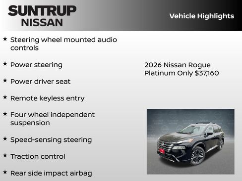 New 2026 Nissan Rogue Platinum w/ Platinum Premium Package image 16