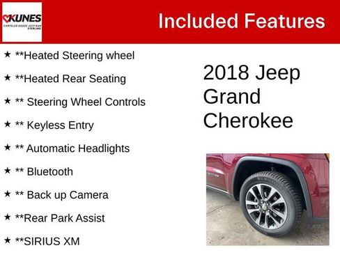 Used 2018 Jeep Grand Cherokee Limited w/ Trailer Tow Group IV image 5