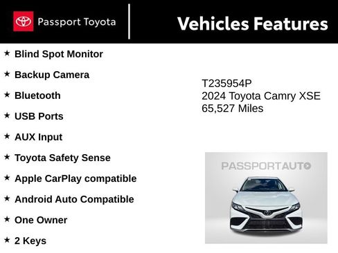 Used 2024 Toyota Camry XSE FWD image 10