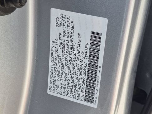Certified 2025 Honda Odyssey EX-L image 23