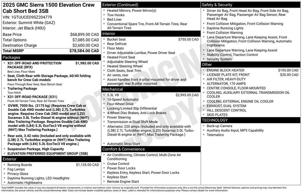 Used 2025 GMC Sierra 1500 Elevation AWD/4WD image 23