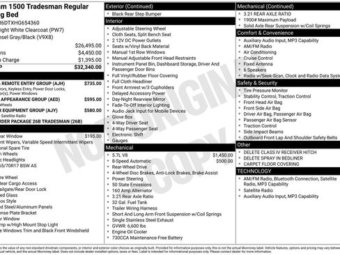 Used 2017 RAM 1500 Tradesman w/ Power & Remote Entry Group image 2