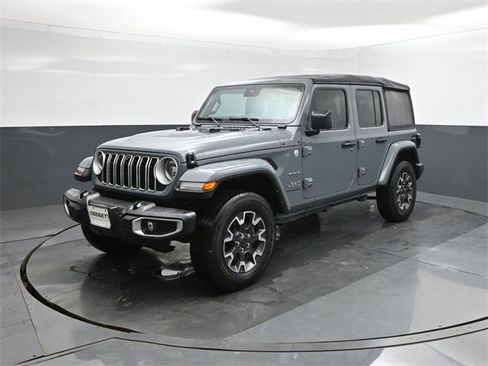 Used 2024 Jeep Wrangler Sahara w/ Technology Group image 1