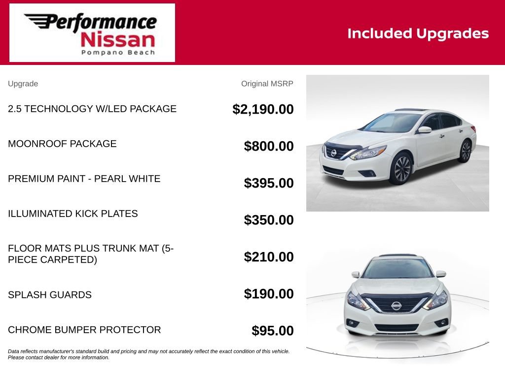 Used 2016 Nissan Altima 2.5 SL w/ 2.5 Technology w/LED Package FWD image 7