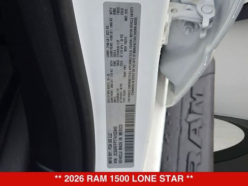 New 2026 RAM 1500 Lone Star AWD/4WD image 37