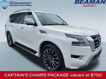 Used 2023 Nissan Armada Platinum w/ Captain's Chairs Package