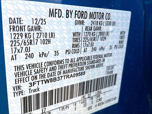 New 2026 Ford Maverick XL w/ Equipment Group 101A AWD/4WD image 13