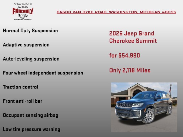 Used 2026 Jeep Grand Cherokee Summit AWD/4WD image 20
