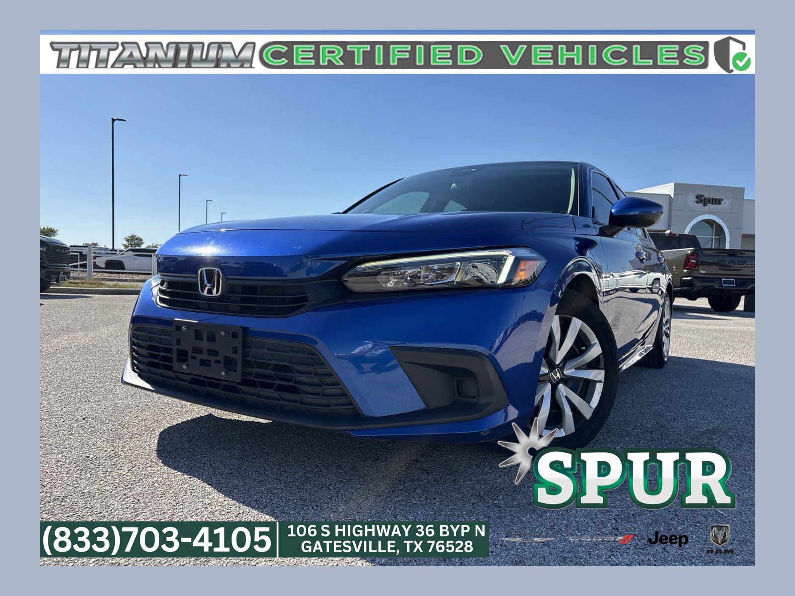 Used 2022 Honda Civic LX 360° Tour