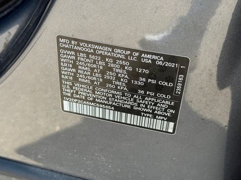 Used 2021 Volkswagen Atlas SE image 10