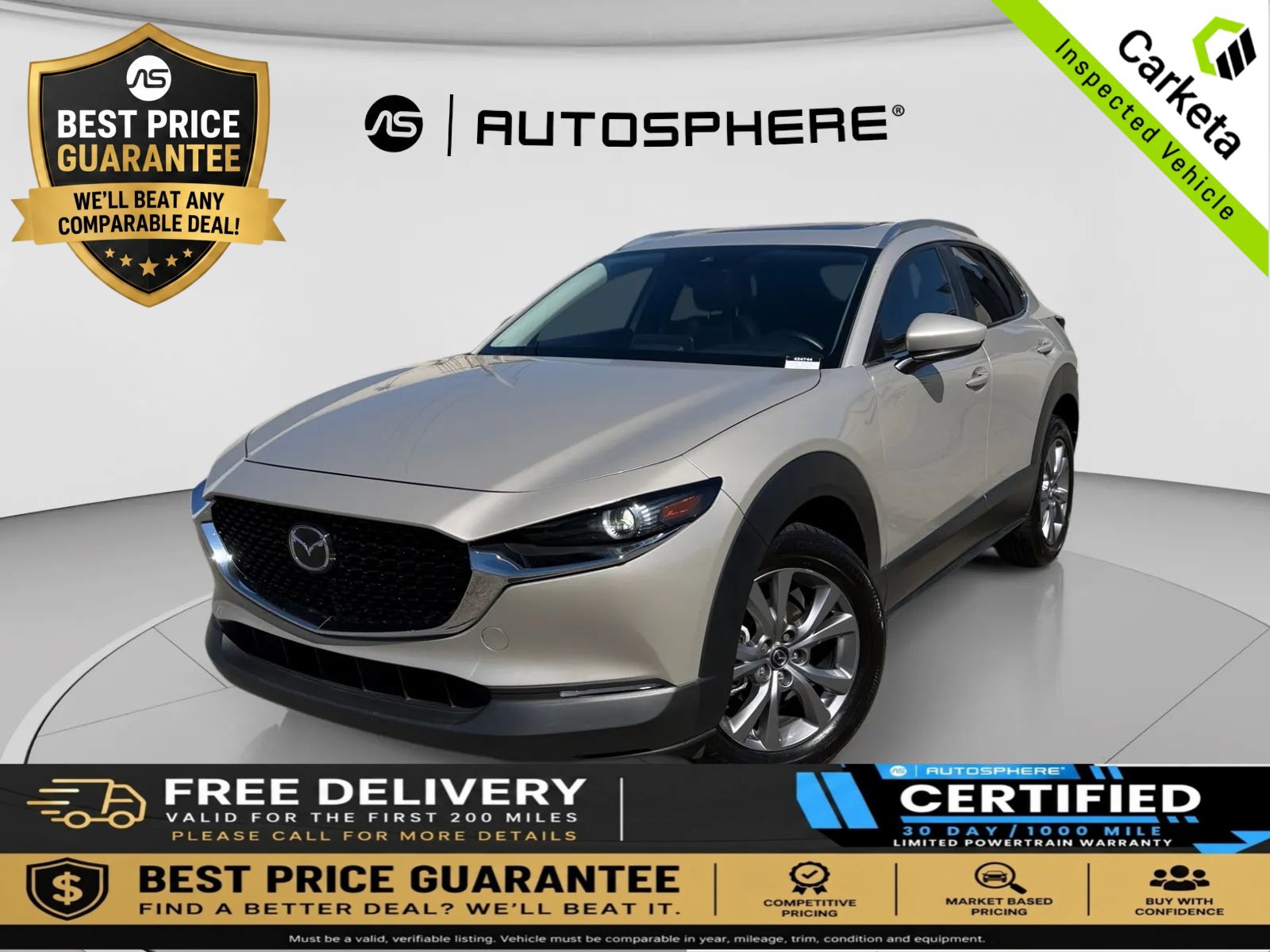 Used 2022 MAZDA CX-30 AWD 2.5 S w/ Preferred Package image 1