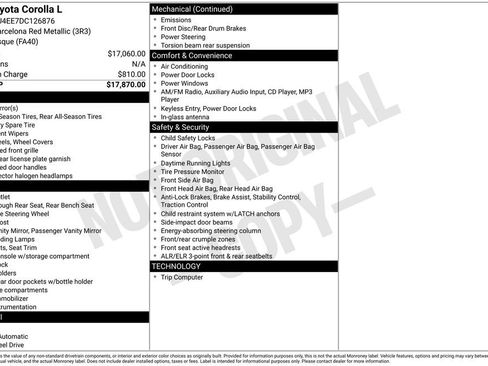 Used 2013 Toyota Corolla L image 2
