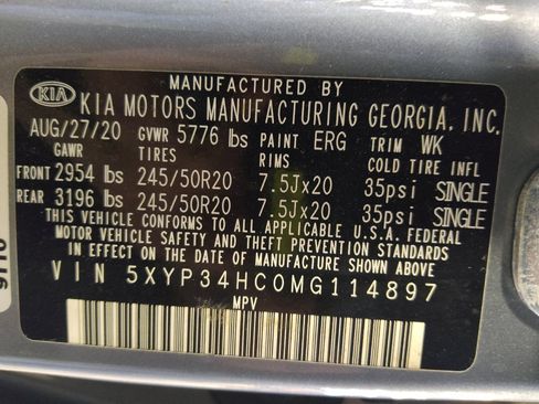Used 2021 Kia Telluride EX w/ EX Premium Package FWD image 33