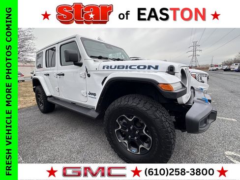 Used 2022 Jeep Wrangler Unlimited Rubicon 4xe w/ Cold Weather Group image 1