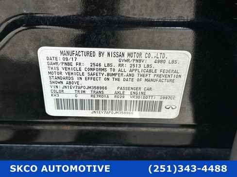 Used 2018 INFINITI Q50 Luxe w/ Essential Package (3.0T Luxe) image 27