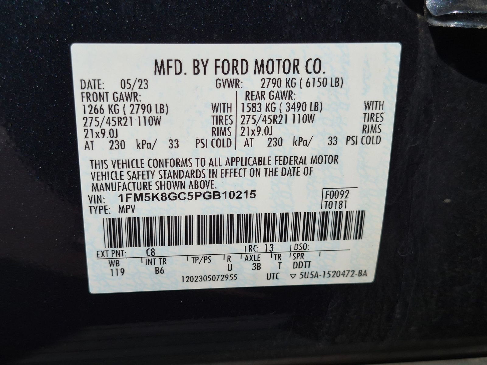 Used 2023 Ford Explorer ST w/ Equipment Group 401A AWD/4WD image 44
