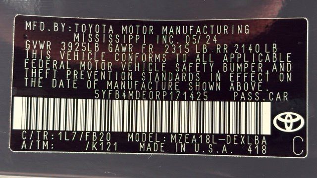 Used 2024 Toyota Corolla LE FWD image 45