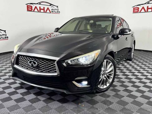 Used 2019 INFINITI Q50 Luxe w/ Essential Package (3.0T Luxe) RWD image 2