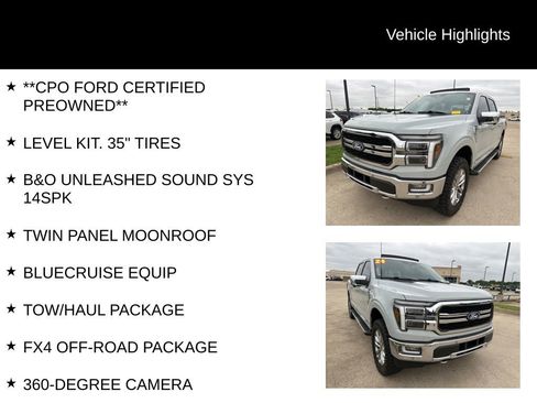 Used 2024 Ford F150 Lariat w/ Equipment Group 502A High AWD/4WD image 5