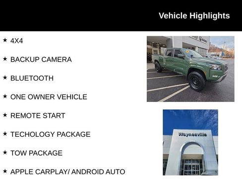 Used 2023 Nissan Frontier SV w/ Technology Package image 2