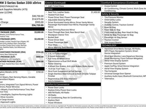 Used 2017 BMW 330i xDrive Sedan image 37
