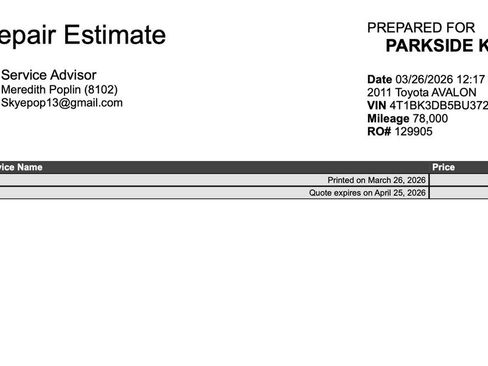 Used 2011 Toyota Avalon Limited image 4