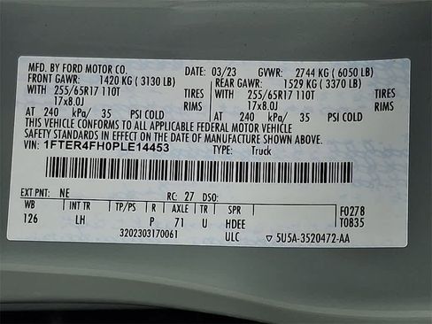 Used 2023 Ford Ranger XLT w/ Equipment Group 301A Mid image 27